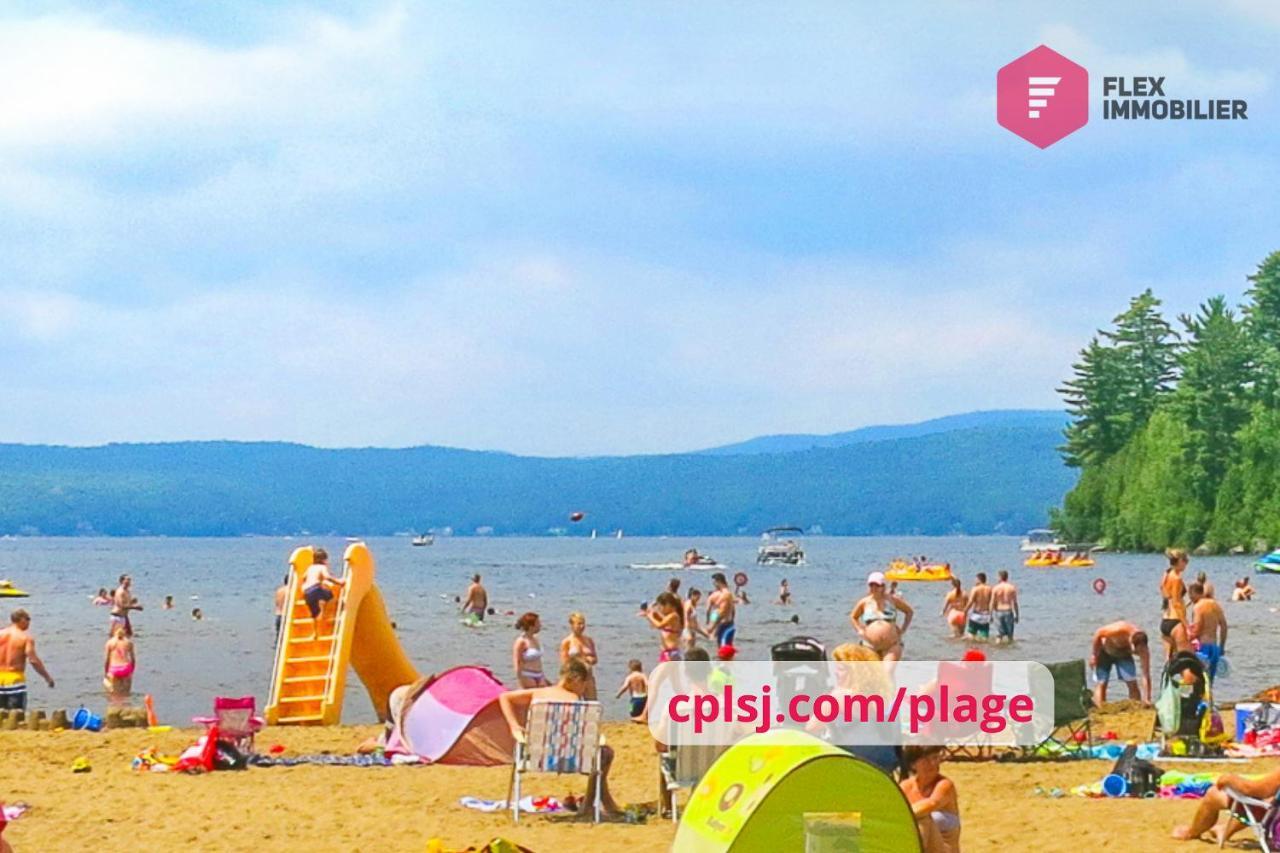 Вилла Le Blanc Bouleau De Portneuf / Private Hot Tub Pont-Rouge Экстерьер фото