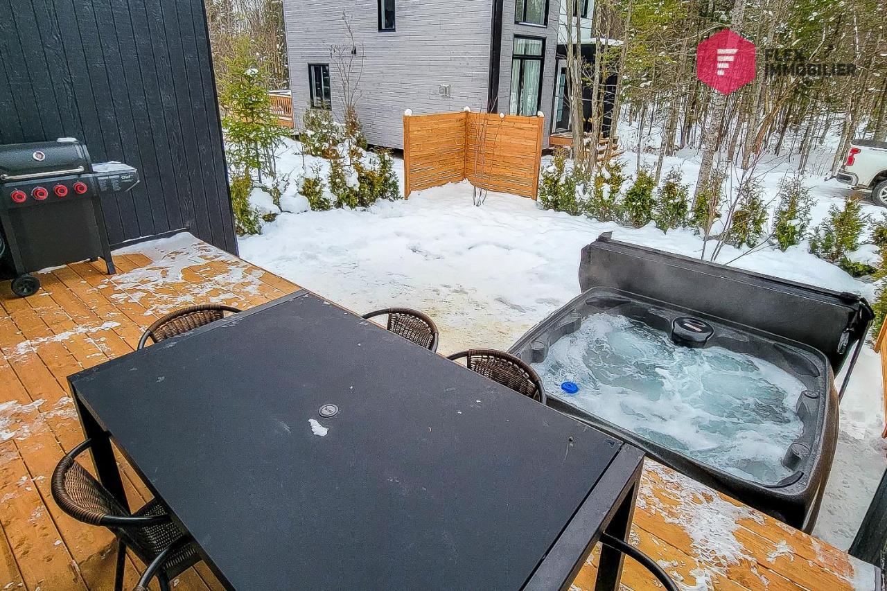 Вилла Le Blanc Bouleau De Portneuf / Private Hot Tub Pont-Rouge Экстерьер фото