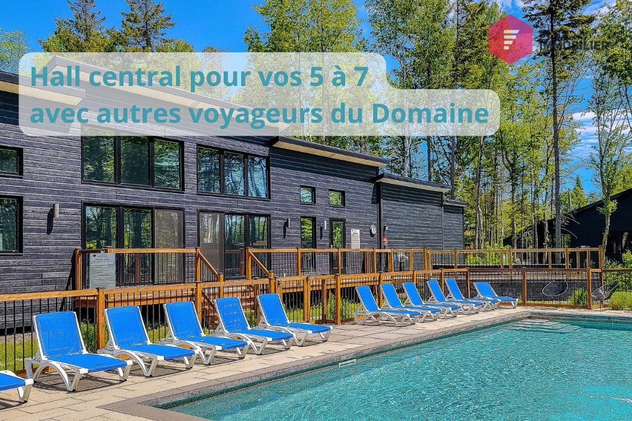 Вилла Le Blanc Bouleau De Portneuf / Private Hot Tub Pont-Rouge Экстерьер фото