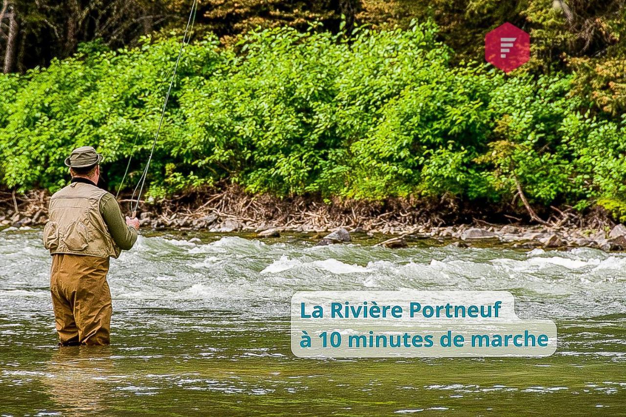 Вилла Le Blanc Bouleau De Portneuf / Private Hot Tub Pont-Rouge Экстерьер фото