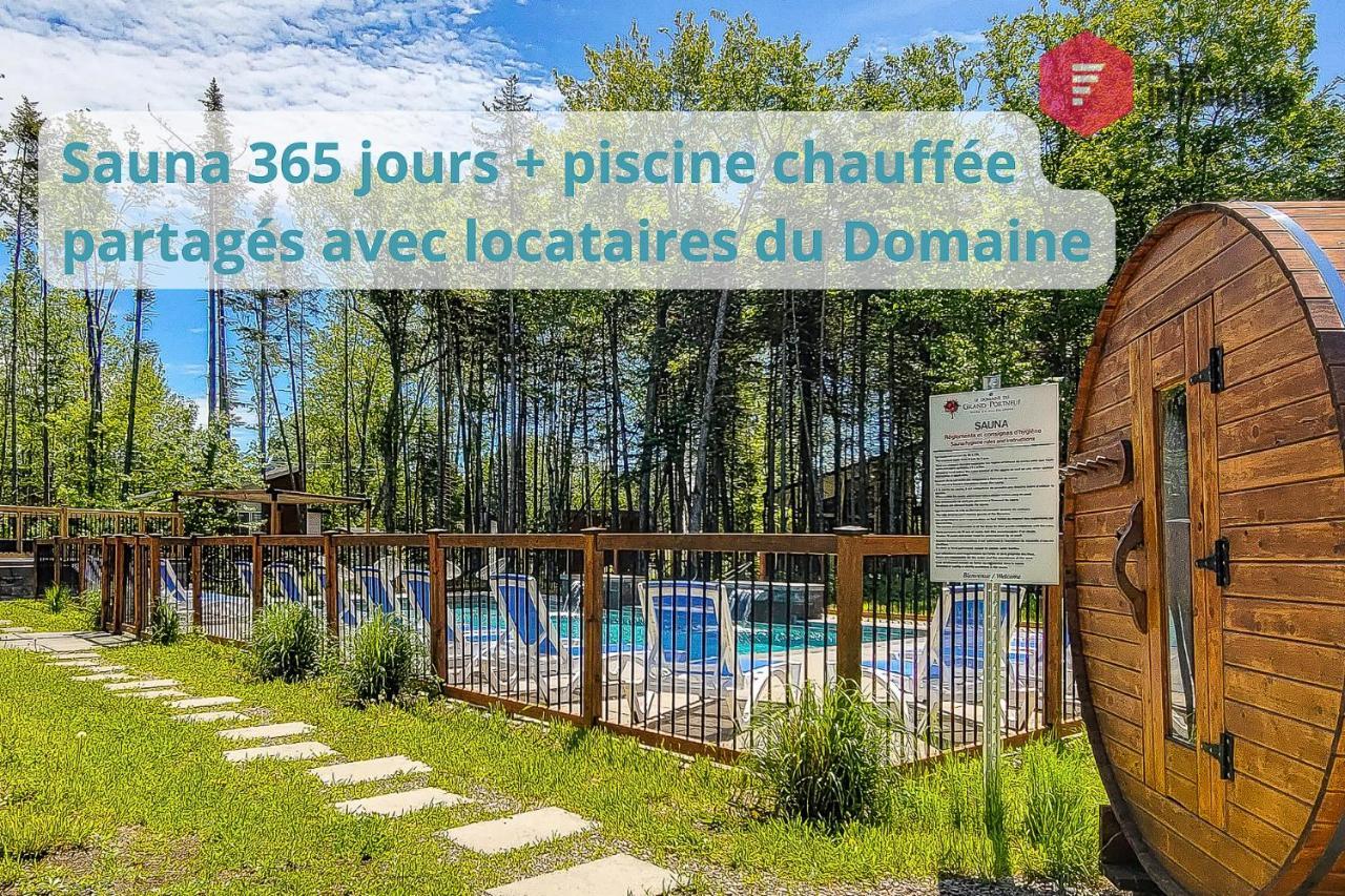 Вилла Le Blanc Bouleau De Portneuf / Private Hot Tub Pont-Rouge Экстерьер фото